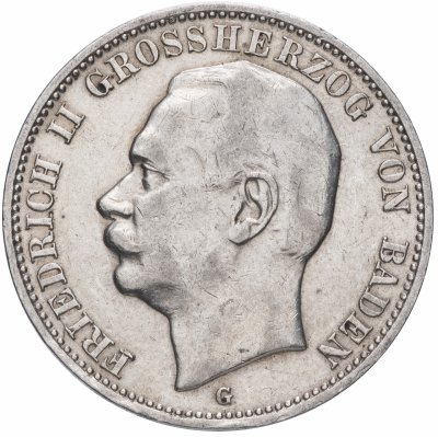купить Германская Империя (Баден) 3 марки 1912