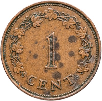 купить Мальта 1 цент (cent) 1972