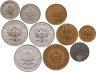 Купить Польша набор из 10 монет 1, 5, 10, 20, 50 грошей, 1, 5, 20 злотых 1923-2005