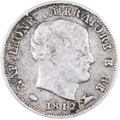 купить Италия Наполеон I, 5 сольди 1812