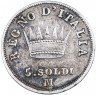 Купить Италия Наполеон I, 5 сольди 1812