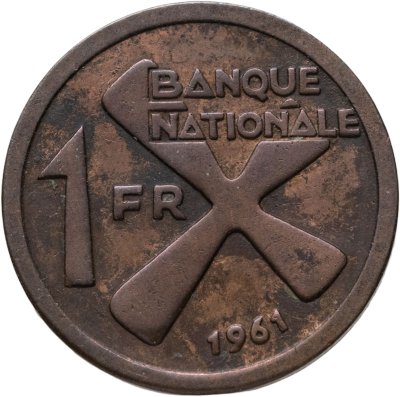 купить Катанга 1 франк (franc) 1961