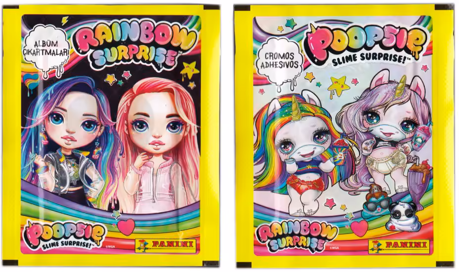 Купить Упаковка коллекционных наклеек серии "Poopsie Surprise", 5 наклеек, Panini, Италия