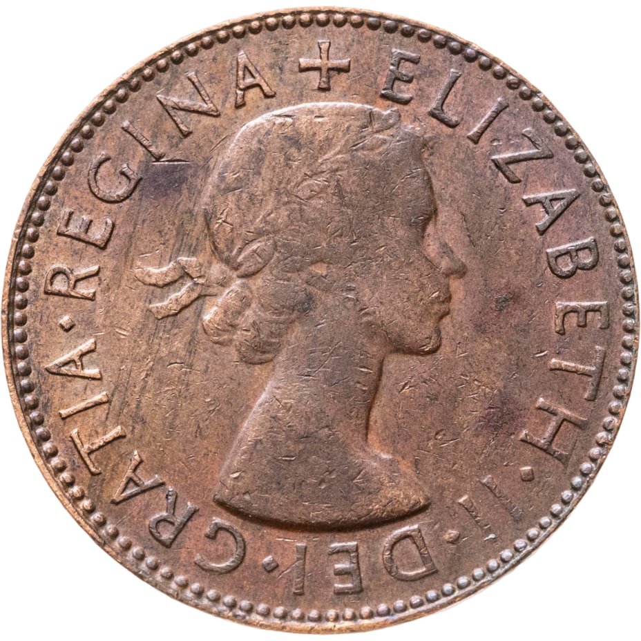 купить Австралия 1/2 пенни (penny) 1955