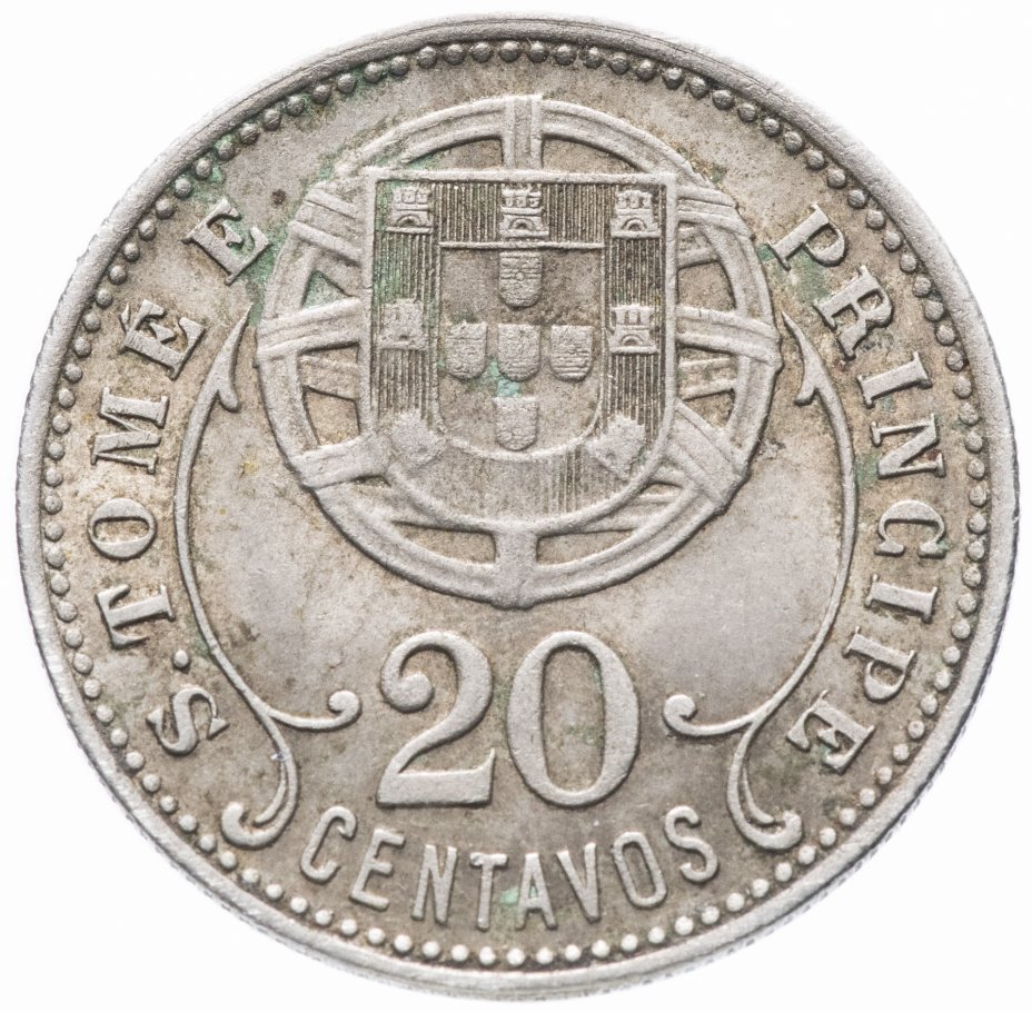 купить Сан-Томе и Принсипи 20 сентаво (centavos) 1929