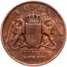 Купить Германия, Баден 1 крейцер (kreuzer) 1866