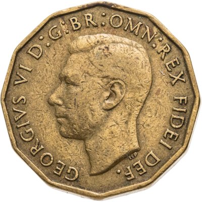 купить Великобритания 3 пенса (pence) 1950