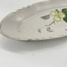 Купить Селедочница с растительным декором, фарфор, деколь, золочение, Дулевский фарфоровый завод (Дулёво), СССР, 1962 г.