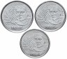 Купить Бразилия набор из 3-х монет 5, 10 и 50 сентаво 1994-1997, случайная дата