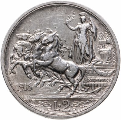 Купить Италия 2 лиры 1916
