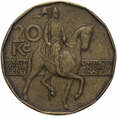 купить Чехия 20 крон 1993-2012