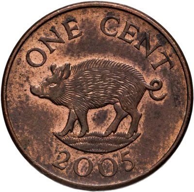 купить Бермуды 1 цент (cent) 2005