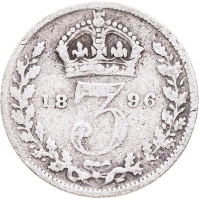 купить Великобритания 3 пенса (pence) 1896