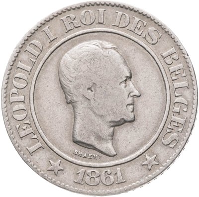 купить Бельгия 20 сантимов (centimes) 1861