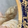 Купить Тарелка декоративная "Мойра Клото", выполненная в стиле Венской фарфоровой мануфактуры, подпись "Gagel S.", фарфор, роспись, кобальт, золочение, Hutschenreuther (Хутченройтер), Германия, 1901-1933 гг.