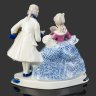 Купить Статуэтка "Галантная сцена" ("Приглашение на танец"), фарфор, роспись, золочение, Gräfenthal (Графенталь), Германия, 1985-1990 гг.