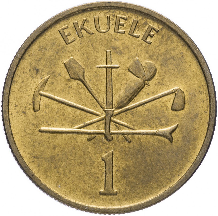 купить Экваториальная Гвинея 1 экуэле 1975
