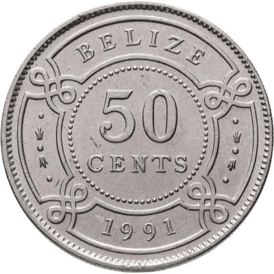 купить Белиз 50 центов (cents) 1991