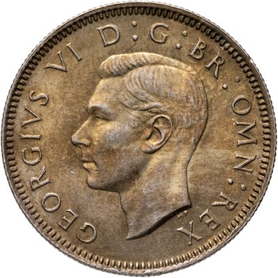 купить Великобритания 1 шиллинг (shilling) 1941 Английский шиллинг - лев, стоящий на короне Великобритания