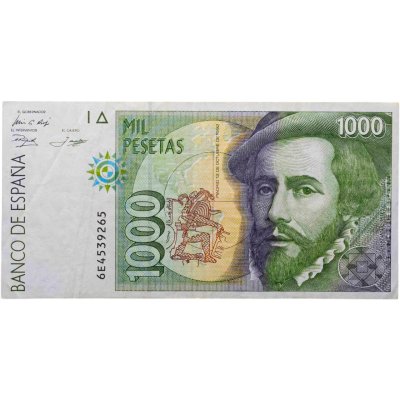 купить Испания 1000 песет 1992 года (Pick 163)
