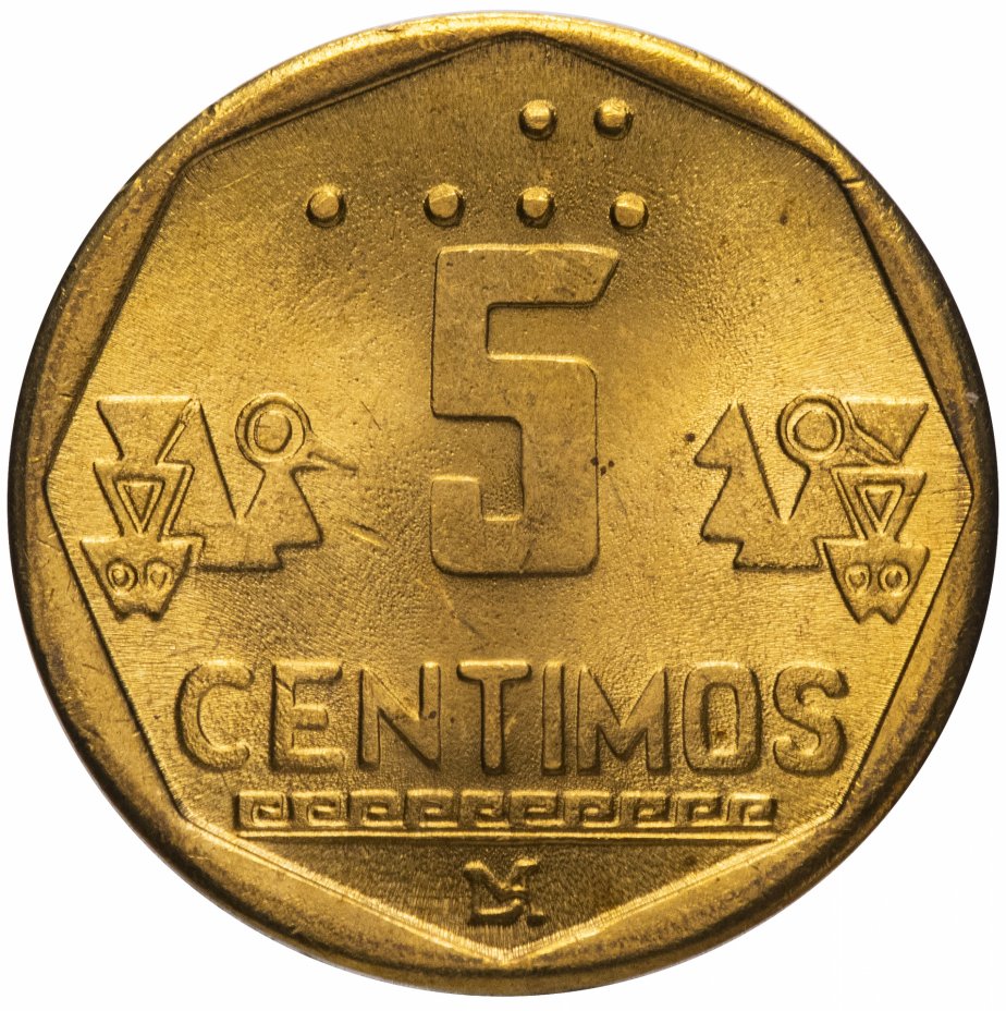 купить Перу 5 сентимо 1998