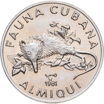 купить Куба 1 песо (peso) 1981 "Кубинский щелезуб"