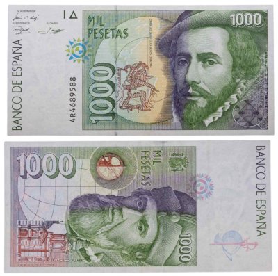 купить Испания 1000 песет 1992