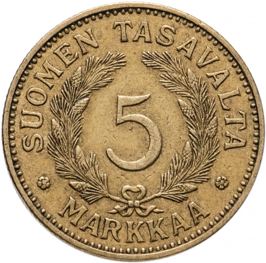 купить Финляндия 5 марок (markkaa) 1928-1942