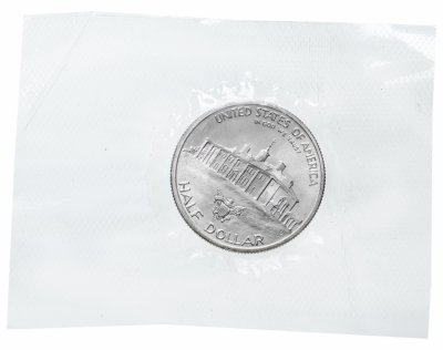 купить США 50 центов (1/2 доллара, half dollar) 1982 "250 лет со дня рождения Джорджа Вашингтона" Знак монетного двора "D" - Денвер в запайке