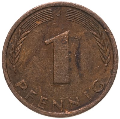 купить Германия (ФРГ) 1 пфенниг (pfennig) 1971