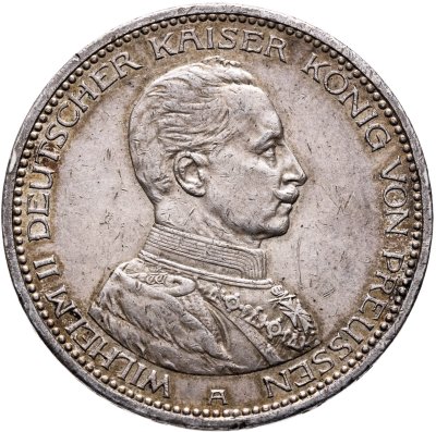 купить Германия, Пруссия 5 марок (mark) 1913 A