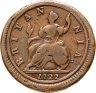 Купить Великобритания 1/2 пенни 1722