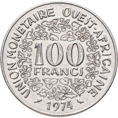 купить Западная Африка (BCEAO) 100 франков (francs) 1974