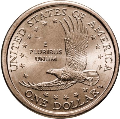 купить США 1 доллар (dollar) 2003 "Sacagawea dollar (Сакагавея доллар - парящий орёл)" знак монетного двора "P" - Филадельфия