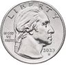 Купить США 1/4 доллара (25 центов, квотер) 2023 Американские женщины - общественная деятельница Элеонора Рузвельт