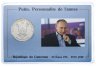 Купить Камерун 50 франков 2015 "В.В. Путин - человек года", первый выпуск в блистере