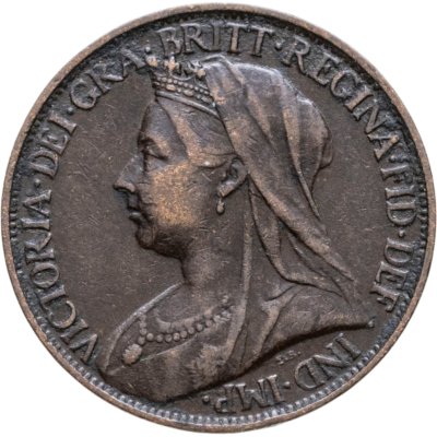 купить Великобритания 1 фартинг (farthing) 1896, королева Виктория