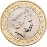 Купить Великобритания 2 фунта (pounds) 2006 "200 лет со дня рождения Изамбарда Кингдома Брунеля — мост Альберта"