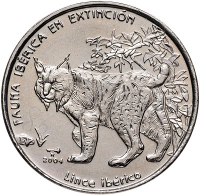 купить Куба 1 песо (peso) 2004 "Иберийская фауна - Рысь"
