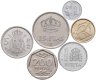 Купить Испания набор монет для обращения 1982-2001 (6 штук)