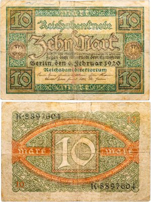 купить Германия 10 марок 1920