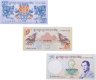 Купить Бутан набор из 3 банкнот 1, 5, 10 нгултрум 2006 - 2013