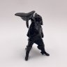 Купить Подсвечник "Кот в сапогах", автор Гилев А.С, чугун, крашение, Каслинский чугунолитейный завод (Касли), СССР, 1970-1980 гг.