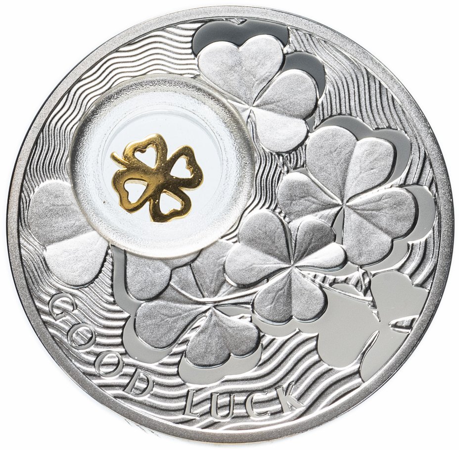 купить Ниуэ 2 доллара 2012 "Монеты на счастье - Клевер" в буклете