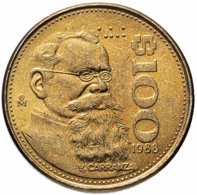 купить Мексика 100 песо (pesos) 1988