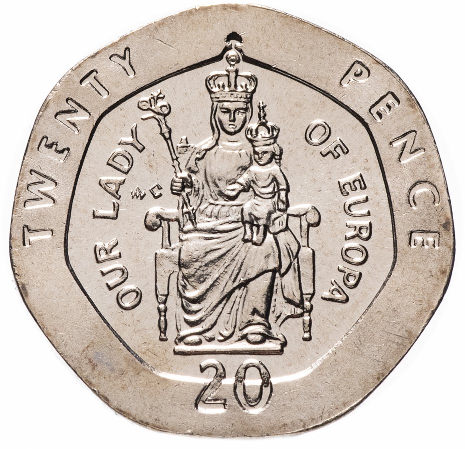 купить Гибралтар 20 пенсов (pence) 1988