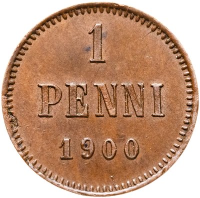 купить 1 пенни 1900 Российская Финляндия