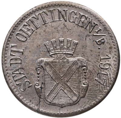 купить Германия, Оттинген 20 пфеннигов 1917