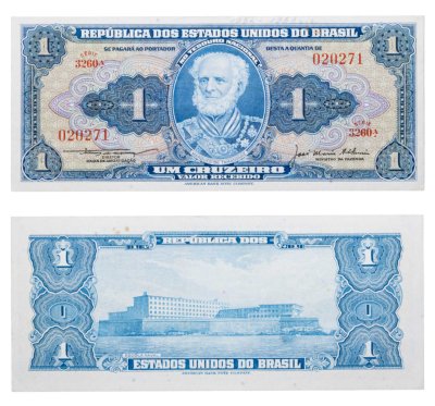 купить Бразилия 1 крузейро 1944