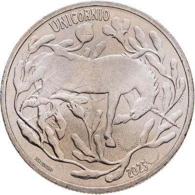 купить Португалия 5 евро 2023 Герои и существа мифологии – Единорог